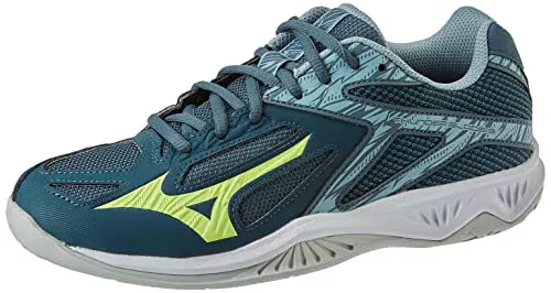Mizuno Herren Thunder Blade 3 Volleyball-Schuh, Oblue Nlime Mistyblue