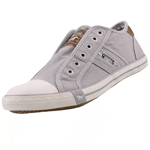 MUSTANG Herren Canvas Sneaker Grau, Schuhgröße:EUR 44