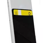 MyGadget 1 Fach Handy Kartenhalter + Fingerhalterung zum aufkleben - RFID Blocking - Haftendes Kartenfach