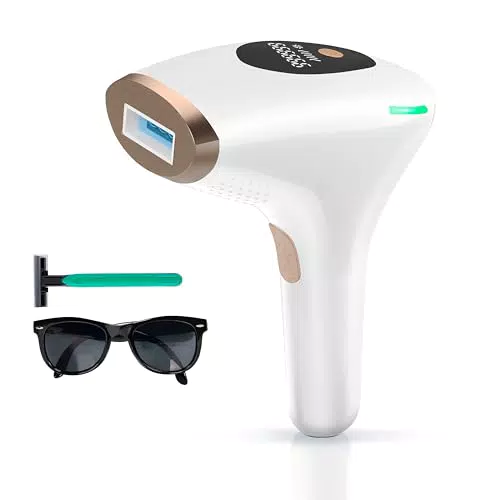 NALONE IPL Geräte Haarentfernung, Haarentfernung Laser 999.999 Lichtimpulse Damen/Herren