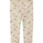 NAME IT Baby - Jungen Nbmwang Wool Rib Longjohn AOP Leggings