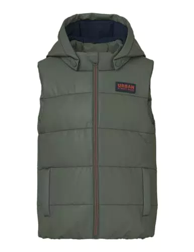 NAME IT Jungen Nmmmonay Vest Pb Steppweste, Grün, 80