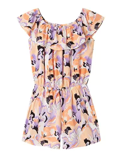 NAME IT Mädchen NKFVINAYA SS Playsuit Jumpsuit für den Sommer