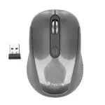NGS Haze - Kabellose Optische Maus, 2.4GHz, USB-Maus für Computer oder Laptop mit 3 Tasten und Metallic Scroll