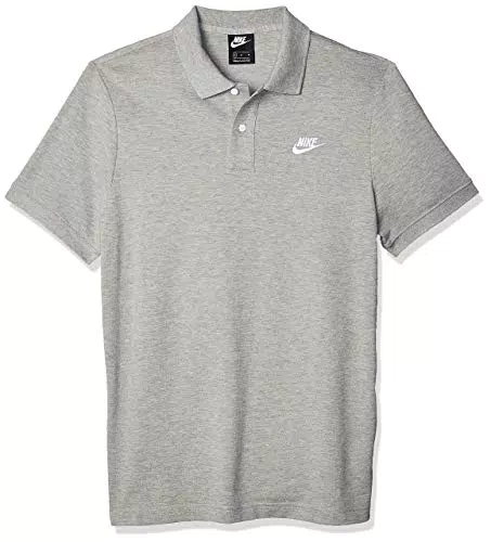 Nike Herren Sportswear Polo Poloshirt, White/Black