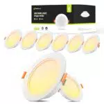 NITENSLAB LED Einbaustrahler 230v 5W 350lm, Spots Deckenleuchte IP44 Ultra Flach Deckenstrahler Warmweiß 4000K