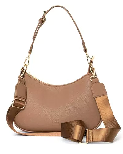 nownow® Y2K Schultertasche Damen - Umhängetasche mit wechselbaren Gurten