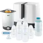 NUK Soft & Easy Elektrische Milchpumpe mit Silikon-Brustaufsätzen