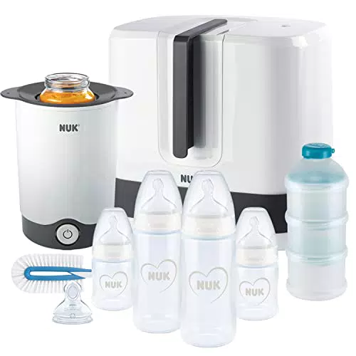 NUK Soft & Easy Elektrische Milchpumpe mit Silikon-Brustaufsätzen