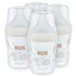 NUK Perfect Match Babyflaschenset, Ab 0 Monate, Passt sich dem Baby an