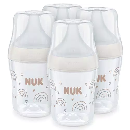 NUK Perfect Match Babyflaschenset, Ab 0 Monate, Passt sich dem Baby an