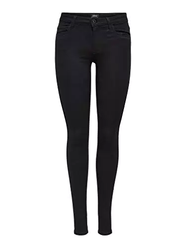 ONLY Damen Jeans 15092650 Black Xs-32