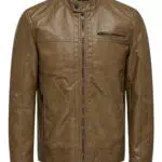 ONLY & SONS Herren Kunstlederjacke - Stilvolle Jacke für Männer