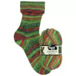 Opal - Opal Nach Hundertwasser Auflage 4052-781 4-Lagig Langlebig Socke Garn - 1x100g