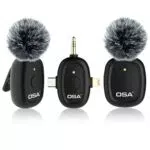 OSA 3 in 1 lavalier mikrofon für Kamera, IOS, Android