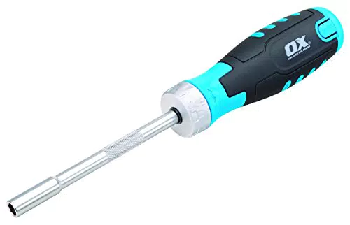 OX OX-P361501 Pro Heavy Duty Multibit Ratchet Screwdriver Schraubenzieher