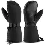 OZERO Herren Winterhandschuhe Wasserdicht Skihandschuhe: Gefüttert Motorradhandschuhe Warm Handschuhe für Fahrrad Snowboard Outdoor