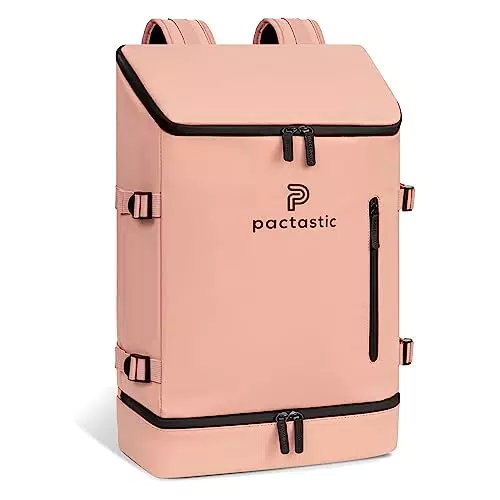 Pactastic großer Toploader-Rucksack mit Bodenfach, Laptopfach & praktische Innenfächer