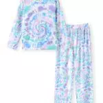 PATPAT Schlafanzüge für Mädchen, Tops & Hose, Schlafoverall
