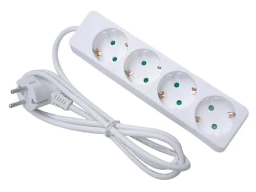 Perel Steckdosenleiste, 4 Schutzkontakt-Steckdosen, Kabel 1.5 m