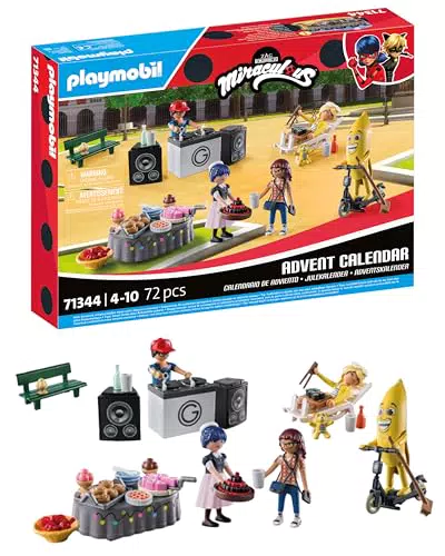 PLAYMOBIL Adventskalender Miraculous Ladybug - Picknick in Paris 2024