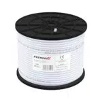 Premium X 100m PROFI Koaxialkabel KUPFER 135dB 4-fach SAT Antennenkabel Koax-Kabel DVB-S / S2 DVB-C DVB-T BK Anlagen Satellitenkabel