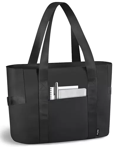Prite Laptop-Tragetasche für Damen, wasserdichte Schultertasche mit 38