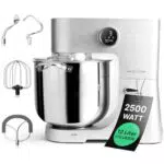 ProfiCook Küchenmaschine mit XXL 12L Schüssel, Knetmaschine mit 2500W Longlife-Profi-Motor