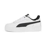 PUMA Damen Carina Street Sneaker, White Black Silver