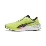 PUMA Damen Electrify Nitro 3 WNS Road Running Shoe, Lime POW Black-Poison PINK