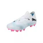 PUMA Damen Future 7 Match FG/AG WN's Soccer Shoe, White Black-Poison Pink