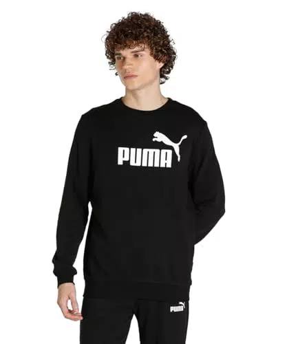 PUMA Herren Big Logo Crew Pullover
