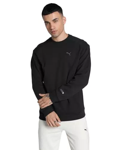 PUMA Herren Rad/Cal Crew Dk Sweat, Puma Schwarz, S EU