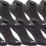PUMA Sneakers Socken Sportsocken 10-Paar-Pack Unisex - black/grey - Gr. 43-46