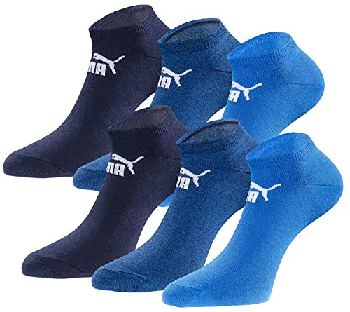 PUMA Sneakersocken Statement Edition - Damen und Herren - Weiß-Pfirsich-Koralle - Größe 39-42
