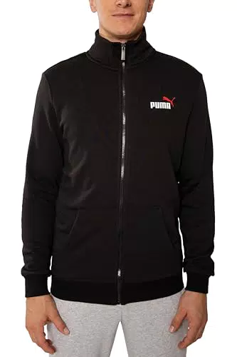 PUMA Sweatjacke Herren ohne Kapuze, Sportjacke, Trainingsjacke
