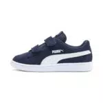 PUMA Unisex Kinder Puma Smash V2 Sd V Ps Sneaker, Blau Peacoat Puma White