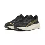 PUMA Unisex Pounce LITE Straßen-Laufschuh, Gold Black