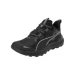 PUMA Unisex Reflect Lite Trail Road Running Shoe, Black-Cool Dark Gray Silver