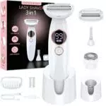 Rasierer Damen, 3-In-1 Intimrasierer für Frauen, Gesichtshaarentferner für Frauen