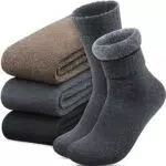 Reamphy Thermosocken Herren, Dicke Warme Socken Herren