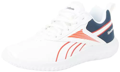 Reebok Jungen Rush Runner 5 Syn Sneaker, Ftwwht Vecred Nghblk