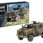 Revell Modellbausatz I ATF Dingo 1 I Detailreicher Level 4 Militärbausatz I 65 Teile I Maßstab 1:72 I für Kinder und Erwachsene ab 12 Jahren