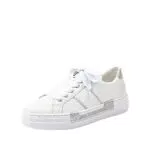 Rieker Damen N4902 Sneaker, Weiß