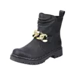 Rieker Damen Y2458 Chelsea-Stiefel, schwarz