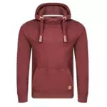 riverso Hoodie Herren Regular Fit RIVNiklas Kapuzenpullover Pullover Cross-Over-Kragen Rot 4XL )