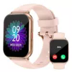RUIMEN Smartwatch mit Telefonfunktion für Damen und Herren - HD-Touch Screen Fitnessuhr mit SpO2-Überwachung, Pulsuhr, Schlafmonitor und Schrittzähler - Multi Trainingsmodi für Android und iOS