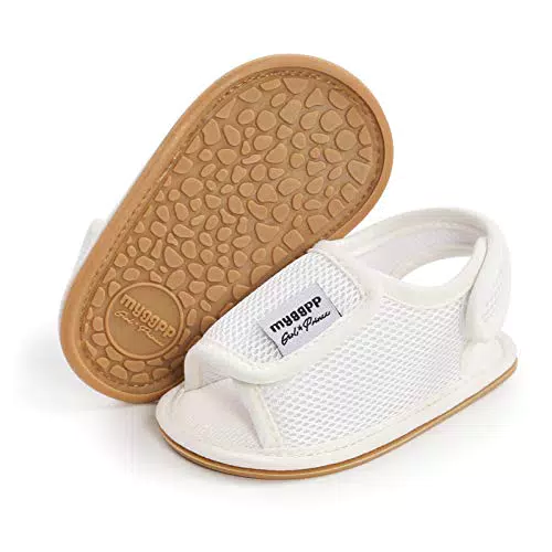 RVROVIC Baby Sandalen mit weicher Sohle für Sommer, Kleinkinder Prewalker Schuhe