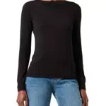 s.Oliver Damen Pullover mit U-Boot-Ausschnitt, einfarbig, modisch und bequem