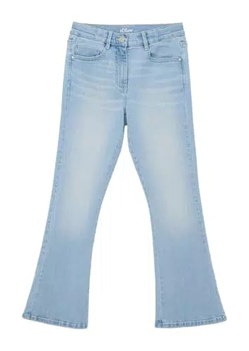 s.Oliver Girl's 2127812 Jeans 7/8, Bverly Flare Leg